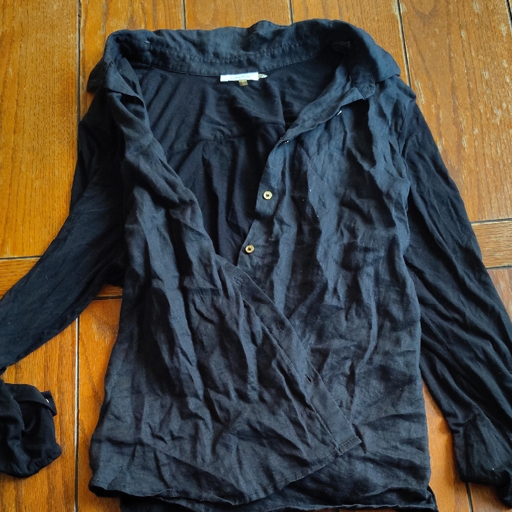 Calvin Klein Collection Black Blouse